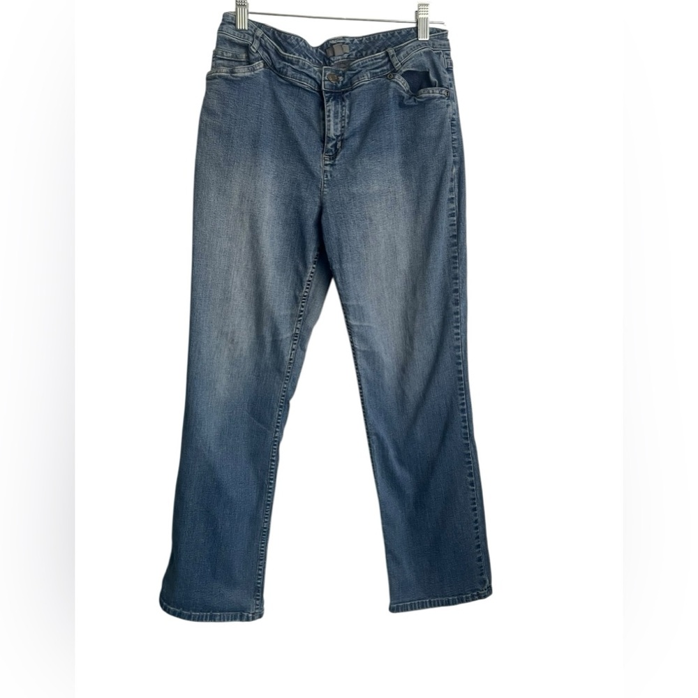 J. Jill Blue Relaxed‎ Jeans with Classic Style Stretch Petite 8
